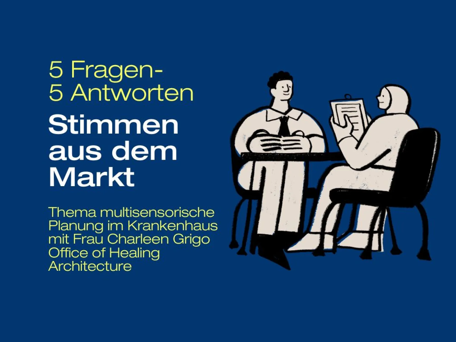 Titelblatt der Intervieserie