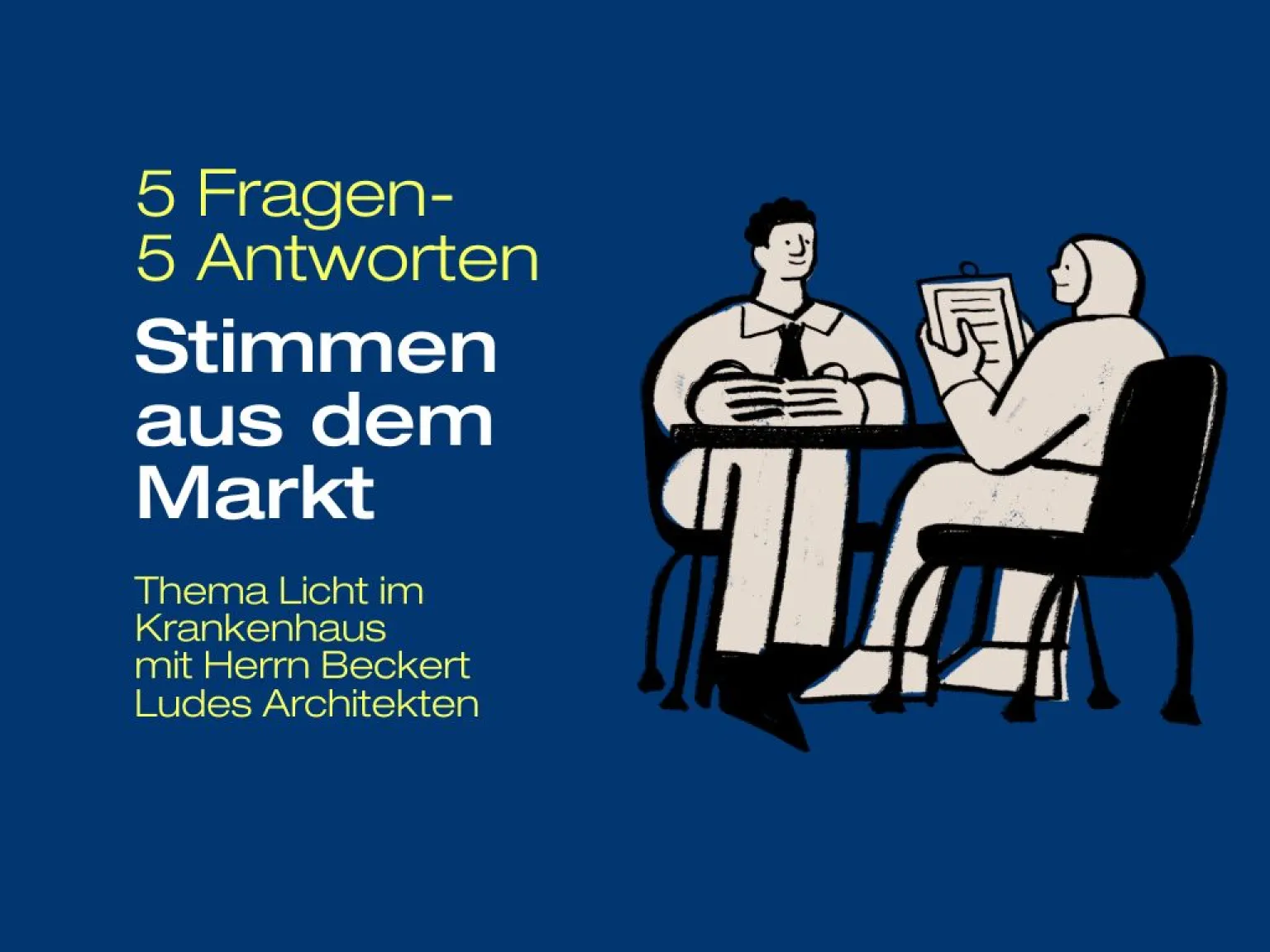 Titelblatt der Interviewserie